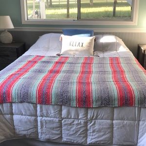 Purple/Gray/Mint/Bright Coral Baja Blanket